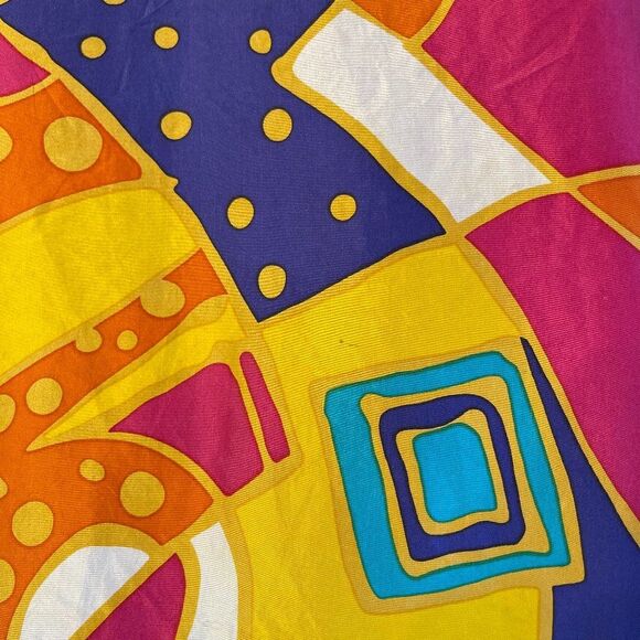 Palmer And Palmer Australia Silk Psychedelic Shirt Vintage Unisex Fit Oversized - Picture 4 of 7